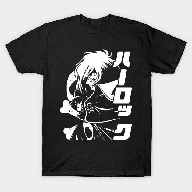 Harlock 04 T-Shirt by goomba1977